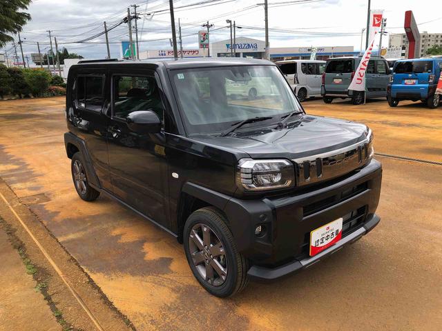 タフトＧ　ダーククロムベンチャー　４ＷＤ　走行距離４８２４ｋｍ４ＷＤ　スマートアシスト　１５インチアルミホイール　純正ナビ装着用アップグレードパック　電動パーキングブレーキ　ステアリングスイッチ（山形県）の中古車