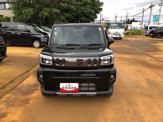 タフトG ダーククロムベンチャー 4WD 走行距離4316km4WD スマートアシスト 15インチアルミホイール 純正ナビ装着用アップグレードパック 電動パーキングブレーキ ステアリングスイッチ(山形県)の中古車