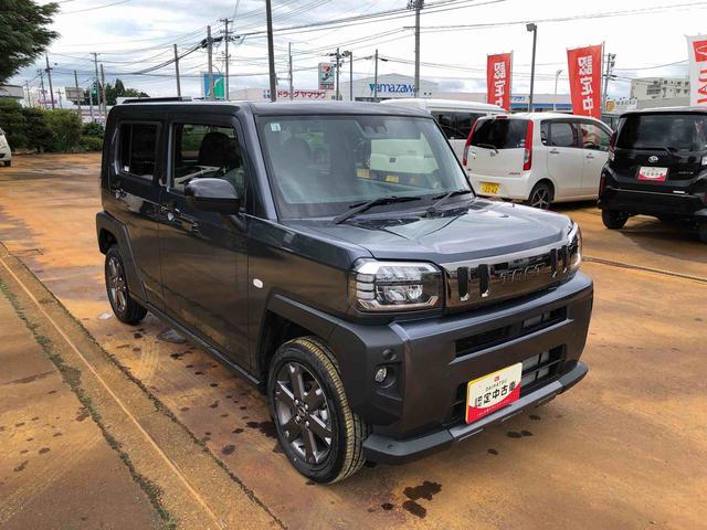 タフトG ダーククロムベンチャー 4WD 走行距離3240km4WD スマートアシスト プッシュボタンスタート キーフリーシステム 電動パーキングブレーキ アルミホイール オートエアコン クルーズコントロール(山形県)の中古車