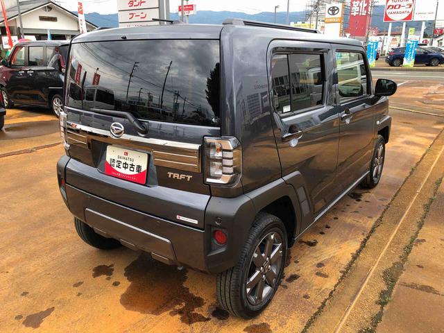 タフトG ダーククロムベンチャー 4WD 走行距離3240km4WD スマートアシスト プッシュボタンスタート キーフリーシステム 電動パーキングブレーキ アルミホイール オートエアコン クルーズコントロール(山形県)の中古車