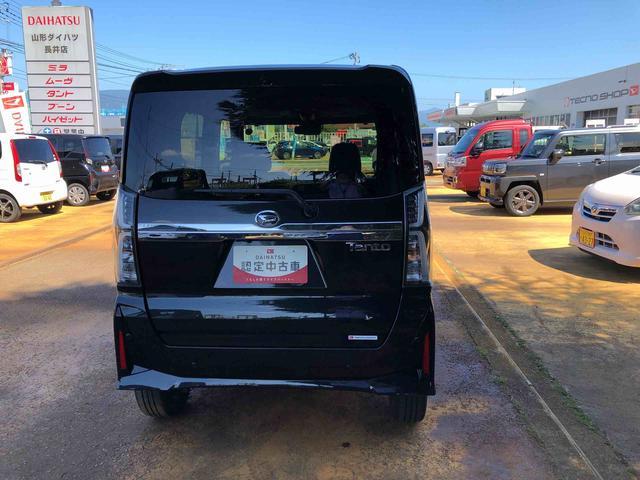 タントカスタムRSリミテッド 4WD 走行距離2295km4WD スマートアシスト プッシュボタンスタート キーフリーシステム 両側パワースライドドア フロントPフォグランプ バックモニター アルミホイール オートエアコン(山形県)の中古車