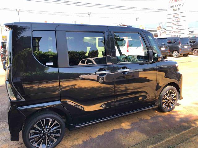 タントカスタムRSリミテッド 4WD 走行距離2295km4WD スマートアシスト プッシュボタンスタート キーフリーシステム 両側パワースライドドア フロントPフォグランプ バックモニター アルミホイール オートエアコン(山形県)の中古車