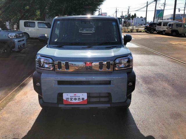 タフト 中古車 Ｇ　ダーククロムベンチャー　４ＷＤ　走行距離５６３０ｋｍ４ＷＤ　スマートアシスト　プッシュボタンスタート　キーフリーシステム　９インチディスプレイオーディオ　電動パーキングブレーキ　アルミホイール　オートエアコン