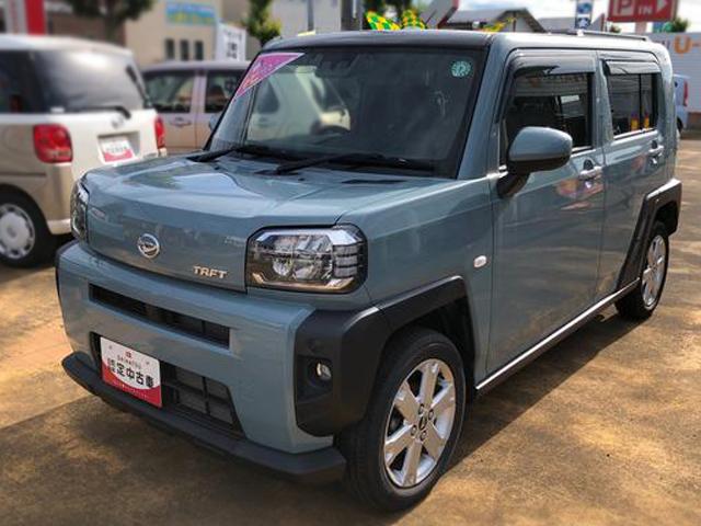 タフトＧ　４ＷＤ　走行距離５８２１１ｋｍ・ナビ４ＷＤ　スマートアシスト　オートエアコン　１５インチアルミホイール　電動パーキングブレーキ　カーナビゲーション　ステアリングスイッチ（山形県）の中古車