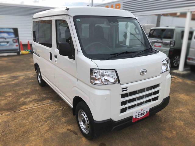 ハイゼットカーゴＤＸ　４ＷＤ　走行距離４５６８ｋｍ・ＡＭ／ＦＭラジオ４ＷＤ　スマートアシスト　ＡＭ／ＦＭラジオ　マニュアルエアコン　スチールホイール　スーパーＵＶカットガラス　アイドリングストップ（山形県）の中古車