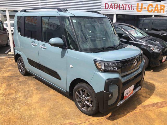 タントファンクロス　４ＷＤ　走行距離５８５１ｋｍ・１４インチアルミ４ＷＤ　スマートアシスト　ＬＥＤヘッドランプ　コーナーセンサー　１４インチアルミホイール　オートエアコン　キーフリーシステム　パワースライドドア　電動パーキングブレーキ（山形県）の中古車