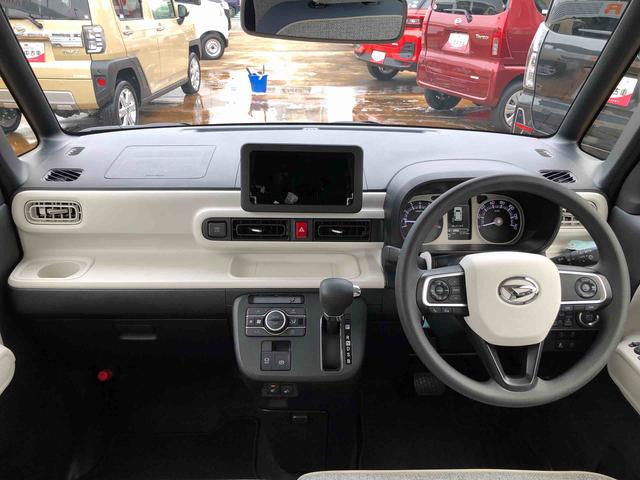 ムーヴキャンバスストライプスＧターボ　４ＷＤ　走行距離５１０１ｋｍ４ＷＤ　車検整備付き　スマートアシスト　フルホイールキャップ　オートエアコン　ステアリングスイッチ（山形県）の中古車