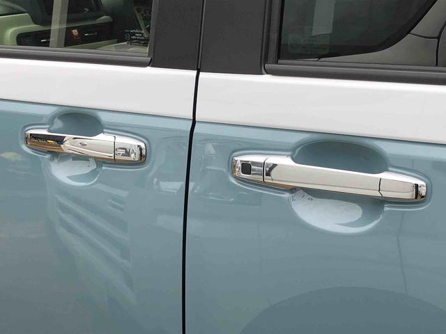 ムーヴキャンバスストライプスＧターボ　４ＷＤ　走行距離５１０１ｋｍ４ＷＤ　車検整備付き　スマートアシスト　フルホイールキャップ　オートエアコン　ステアリングスイッチ（山形県）の中古車