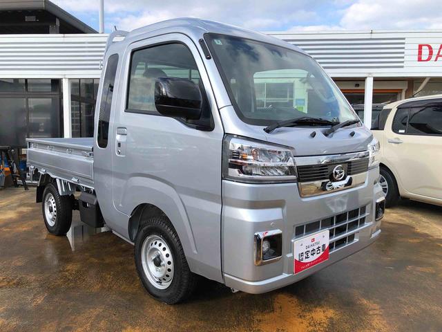 ハイゼットトラックジャンボエクストラ　４ＷＤ　走行距離５ｋｍ４ＷＤ　スマートアシスト　キーフリーシステム　プッシュボタンスタート　スチールホイール　マニュアルエアコン　コーナーセンサー（山形県）の中古車