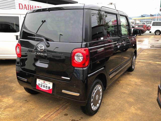 ムーヴキャンバスセオリーG 4WD 走行距離2083km4WD スマートアシスト フルホイールキャップ オートエアコン ステアリングスイッチ プッシュボタンスタート キーフリーシステム(山形県)の中古車