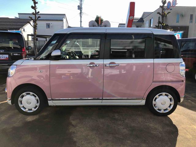 ムーヴキャンバスGブラックアクセントVS SAIII 2WD2WD スマートアシスト フルホイールキャップ キーフリーシステム プッシュボタンスタート オートエアコン ステアリングスイッチ(山形県)の中古車