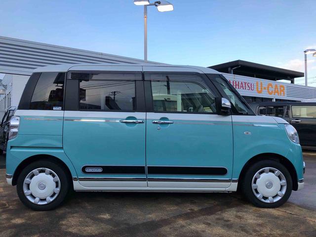 ムーヴキャンバスGメイクアップ SAII 2WD 走行距離16356km2WD スマートアシスト 車検整備付き パノラマモニター フルホイールキャップ コーナーセンサー ナビ オートエアコン キーフリーシステム(山形県)の中古車