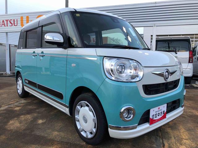 ムーヴキャンバスGメイクアップ SAII 2WD 走行距離16356km2WD スマートアシスト 車検整備付き パノラマモニター フルホイールキャップ コーナーセンサー ナビ オートエアコン キーフリーシステム(山形県)の中古車