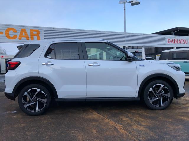 ロッキープレミアムＧ　ＨＥＶ　２ＷＤ　走行距離４３７２ｋｍ２ＷＤ　スマートアシスト　キーフリーシステム　コーナーセンサー　アルミホイール　ステアリングスイッチ　電動パーキングブレーキ（山形県）の中古車