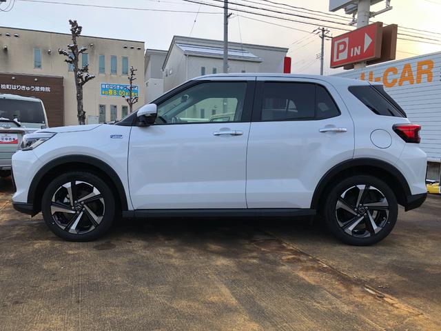 ロッキープレミアムＧ　ＨＥＶ　２ＷＤ　走行距離４３７２ｋｍ２ＷＤ　スマートアシスト　キーフリーシステム　コーナーセンサー　アルミホイール　ステアリングスイッチ　電動パーキングブレーキ（山形県）の中古車