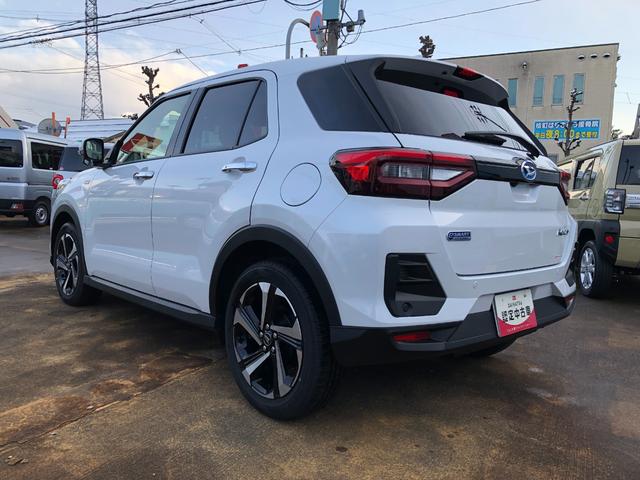 ロッキープレミアムＧ　ＨＥＶ　２ＷＤ　走行距離４３７２ｋｍ２ＷＤ　スマートアシスト　キーフリーシステム　コーナーセンサー　アルミホイール　ステアリングスイッチ　電動パーキングブレーキ（山形県）の中古車