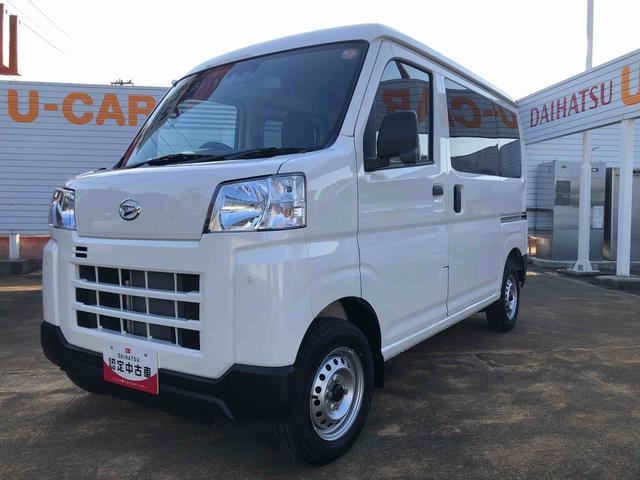 ハイゼットカーゴＤＸ　４ＷＤ　走行距離４９５９ｋｍ４ＷＤ　スマートアシスト　ＡＭ／ＦＭラジオ　キーレスエントリー　スチールホイール　マニュアルエアコン　コーナーセンサー　ユースフルナット（山形県）の中古車