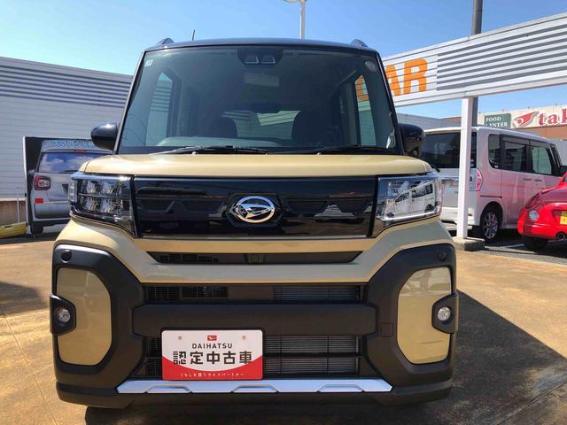 タントファンクロス 4WD 走行距離7km4WD スマートアシスト 両側パワースライドドア ステアリングスイッチ 電動パーキングブレーキ プッシュボタンスタート オートエアコン(山形県)の中古車