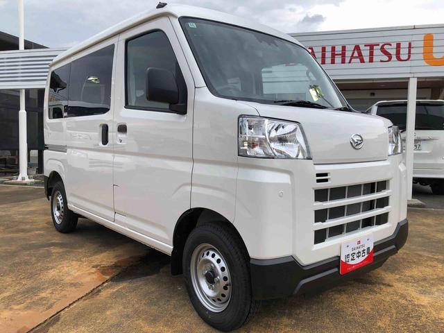 ハイゼットカーゴＤＸ　４ＷＤ　走行距離１６２２ｋｍ４ＷＤ　スマートアシスト　キーレスエントリー　アッパートレイ　オーバーヘッドシェルフ　撥水フルファブリックシート表皮　マニュアルエアコン（山形県）の中古車