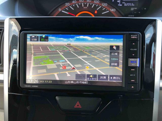 タントX SAIII 4WD 走行距離62053km4WD スマートアシスト カーナビゲーション プッシュボタンスタート キーフリーシステム 左側パワースライドドア オートエアコン シートヒーター(山形県)の中古車