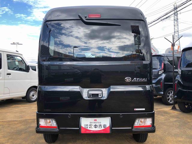 アトレーRS 4WD 走行距離2151km4WD ターボ車 電動格納式カラードドアミラー トップシェイドガラス オートエアコン 荷室アクセサリーソケット 両側パワースライドドア 12インチフルホイールキャップ(山形県)の中古車
