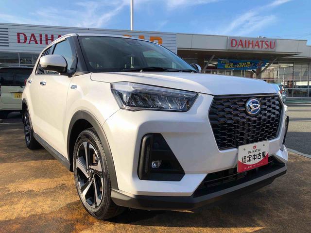 ロッキープレミアムG HEV 2WD 走行距離1561km2WD ハイブリッド車 スマートアシスト 電動パーキングブレーキ 運転席助手席シートヒーター 本革巻ステアリングホイール 17インチアルミホイール(山形県)の中古車
