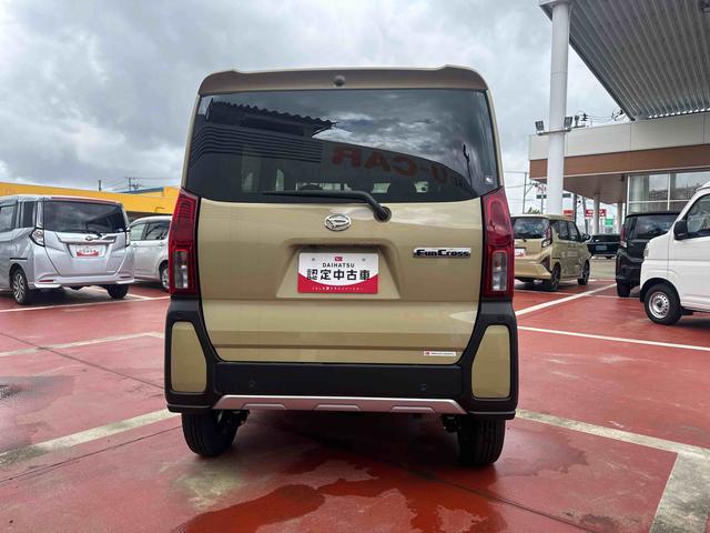 タントファンクロス 4WD 走行距離2340km4WD スマートアシスト 14インチアルミホイール 9インチディスプレイオーディオ 両側パワースライドドア ステアリングスイッチ(山形県)の中古車