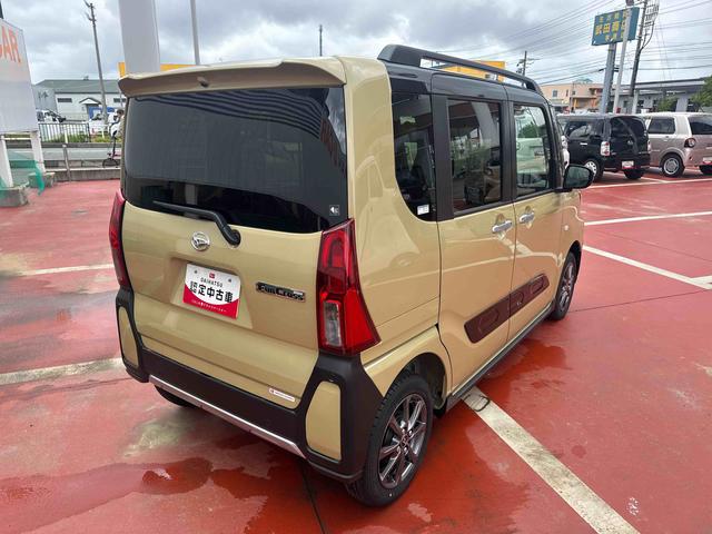 タントファンクロス 4WD 走行距離2340km4WD スマートアシスト 14インチアルミホイール 9インチディスプレイオーディオ 両側パワースライドドア ステアリングスイッチ(山形県)の中古車