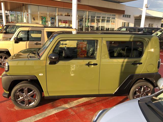 タフトＧ　ダーククロムベンチャー　２ＷＤ　走行距離２４３８ｋｍ２ＷＤ　スマートアシスト　プッシュボタンスタート　キーフリーシステム　９インチディスプレイオーディオ　電動パーキングブレーキ　アルミホイール　オートエアコン（山形県）の中古車