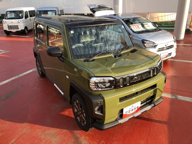 タフトＧ　ダーククロムベンチャー　２ＷＤ　走行距離２４３８ｋｍ２ＷＤ　スマートアシスト　プッシュボタンスタート　キーフリーシステム　９インチディスプレイオーディオ　電動パーキングブレーキ　アルミホイール　オートエアコン（山形県）の中古車