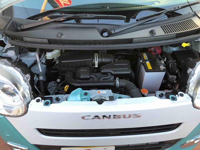 ムーヴキャンバスストライプスＧ　４ＷＤ　走行距離１８５２ｋｍ４ＷＤ　スマートアシスト　１４インチフルホイールキャップ　両側パワースライドドア　プッシュボタンスタート　ステアリングスイッチ（山形県）の中古車
