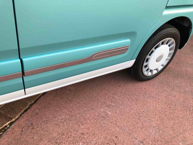 ムーヴキャンバスストライプスＧ　４ＷＤ　走行距離１８５２ｋｍ４ＷＤ　スマートアシスト　１４インチフルホイールキャップ　両側パワースライドドア　プッシュボタンスタート　ステアリングスイッチ（山形県）の中古車