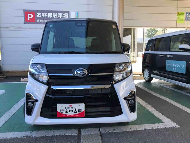 タントカスタムX 4WD 走行距離18611km4WD スマートアシスト 14インチアルミホイール ナビ 両側パワースライドドア ステアリングスイッチ プッシュボタンスタート(山形県)の中古車