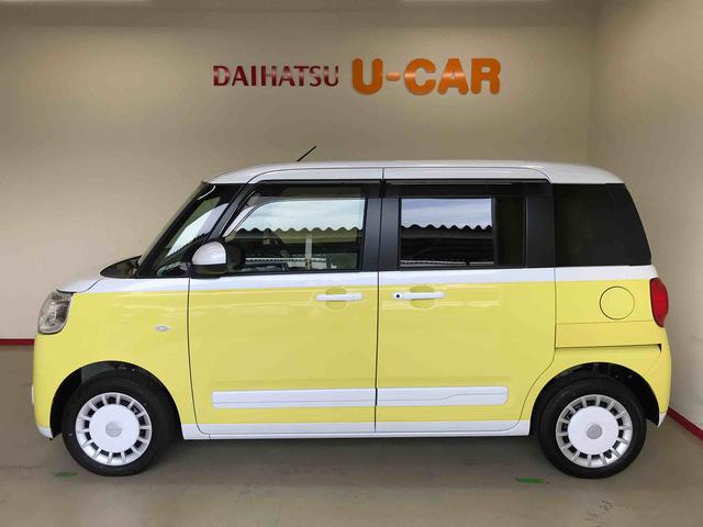 ムーヴキャンバスセオリーＧターボ４ＷＤ　オートエアコン／ライト　ＬＥＤヘッドライト／フォグランプ　運転席・助手席シートヒーター　両側電動スライドドア　クルーズコントロール　チルトステアリング　運転席シートリフター（秋田県）の中古車