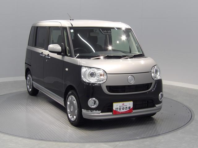 ムーヴキャンバスＧメイクアップ　ＳＡIII４ＷＤ　ＬＥＤヘッドライト　両側パワースライドドア　プッシュボタンスタート　イモビライザー機能付きキーフリーシステム　置き楽ボックス　フルオートエアコン　衝突回避支援システムスマートアシスト（岩手県）の中古車