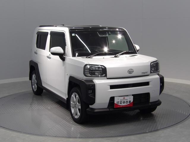 タフトG4WD スカイフィールトップ 衝突回避支援ブレーキスマートアシスト LEDヘッドランプ アルミホイール プッシュスタート オートエアコン シートヒーター イモビライザー機能付きキーフリーシステム(岩手県)の中古車
