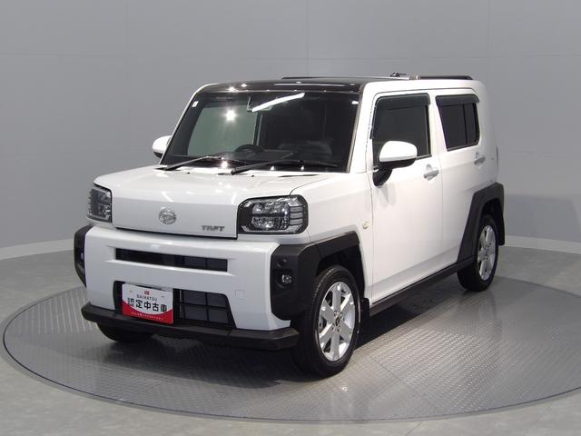 タフトG4WD スカイフィールトップ 衝突回避支援ブレーキスマートアシスト LEDヘッドランプ アルミホイール プッシュスタート オートエアコン シートヒーター イモビライザー機能付きキーフリーシステム(岩手県)の中古車