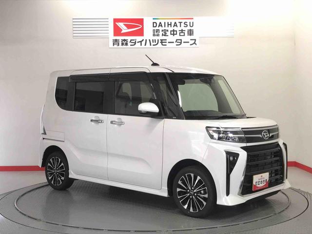 タントカスタムＲＳターボ　４ＷＤ　アルミホイール　スマートキー　ＡＢＳ　キーフリーシステム　エアバッグ　ナビ付（青森県）の中古車