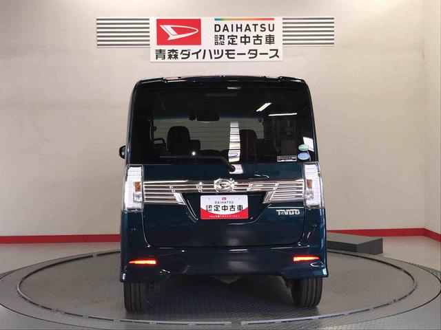 タントカスタムＲＳ　トップエディションＶＳ　ＳＡIIIキーフリー　４ＷＤ　ナビ　アルミホイール　スマートキー　ターボ付（青森県）の中古車