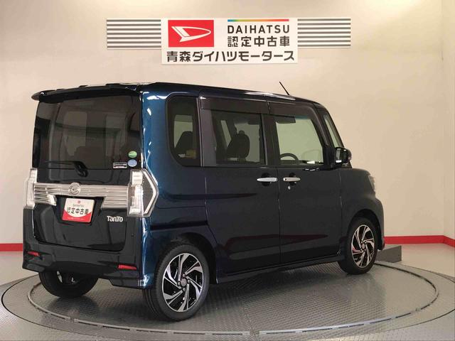 タントカスタムＲＳ　トップエディションＶＳ　ＳＡIIIキーフリー　４ＷＤ　ナビ　アルミホイール　スマートキー　ターボ付（青森県）の中古車