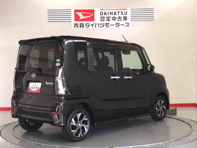 タントカスタムＸアルミ　キーレス　スマートキー　４ＷＤ　ナビ　エアバッグ　ＡＢＳ（青森県）の中古車