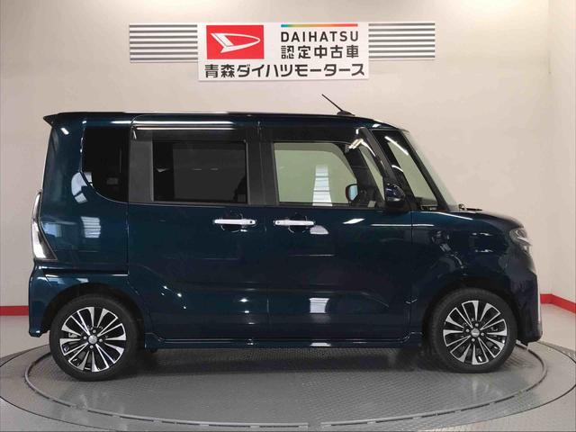 タントカスタムＲＳターボ車　キーフリーシステム　ナビ取付　４ＷＤ　アルミホイール　スマートキー　ＡＢＳ　エアバッグ（青森県）の中古車