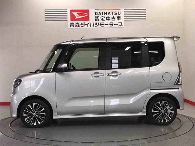 タントカスタムＲＳターボ車　キーフリーシステム　ナビ取付　４ＷＤ　アルミホイール　スマートキー　ＡＢＳ　エアバッグ（青森県）の中古車