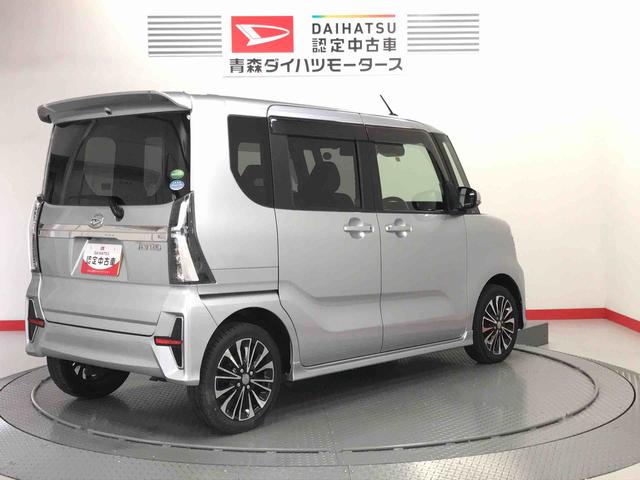 タントカスタムＲＳターボ車　キーフリーシステム　ナビ取付　４ＷＤ　アルミホイール　スマートキー　ＡＢＳ　エアバッグ（青森県）の中古車