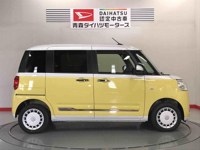 ムーヴキャンバスストライプスＧ４ＷＤ車　エアバッグ　ＡＢＳ　スマートキー　キーフリー（青森県）の中古車