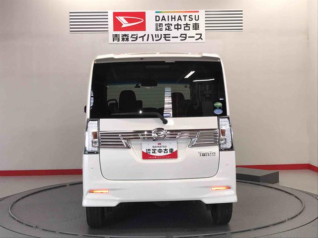 タントカスタムＸ　トップエディションリミテッドＳＡIIIＡＢＳ　キーフリー　アルミホイール　スマートキー　４ＷＤ　ナビ付（青森県）の中古車