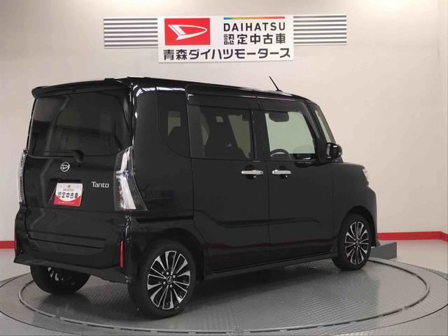 タントカスタムＲＳターボ車　キーフリーシステム　４ＷＤ　アルミホイール　スマートキー　ＡＢＳ　エアバッグ（青森県）の中古車