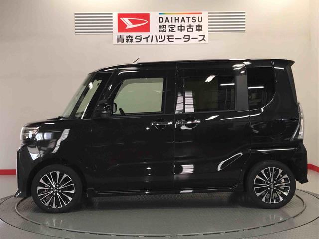 タントカスタムＲＳターボ車　キーフリーシステム　ナビ取付　４ＷＤ　アルミホイール　スマートキー　ＡＢＳ　エアバッグ（青森県）の中古車