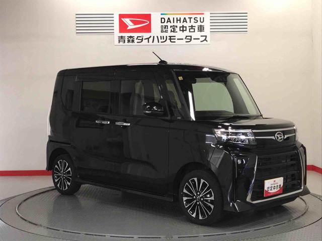 タントカスタムＲＳターボ車　キーフリーシステム　ナビ取付　４ＷＤ　アルミホイール　スマートキー　ＡＢＳ　エアバッグ（青森県）の中古車