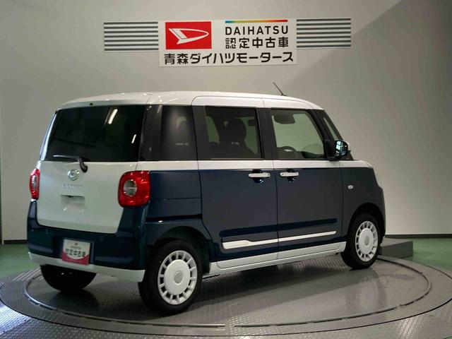 ムーヴキャンバスストライプスＧキーレス　スマートキー　４ＷＤ　エアバッグ　ＡＢＳ（青森県）の中古車